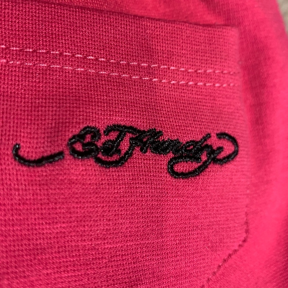 Ed Hardy Pink girls Skirt with built in underwear. New Without Tags - Picture 2 of 4